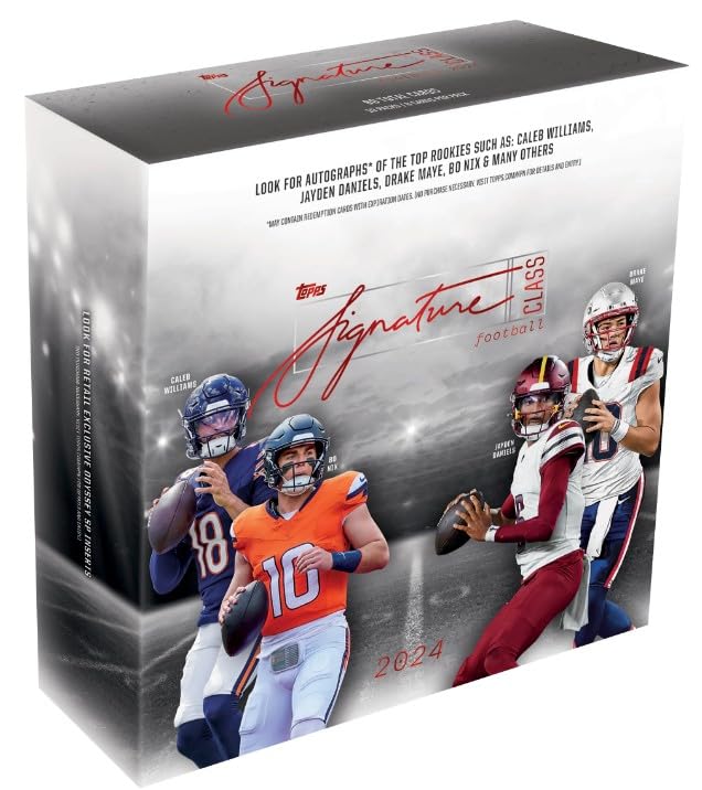 Amazon.com: NEW 2024 SIGNATURE Class Football Card MEGA Box, Debut